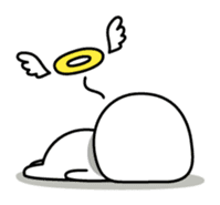 Deadpan boy sticker #11902259