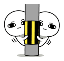 Deadpan boy sticker #11902261