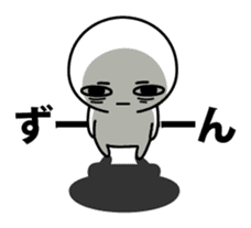 Deadpan boy sticker #11902263