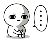 Deadpan boy sticker #11902264