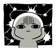 Deadpan boy sticker #11902266