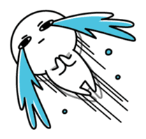 Deadpan boy sticker #11902267