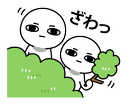 Deadpan boy sticker #11902269