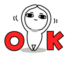 Deadpan boy sticker #11902274