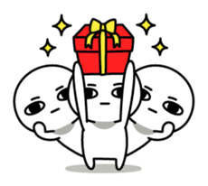 Deadpan boy sticker #11902275