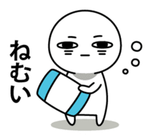 Deadpan boy sticker #11902282