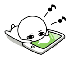 Deadpan boy sticker #11902290