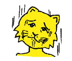 Adult cats sticker #11903993