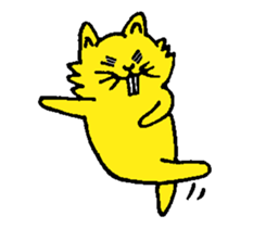 Adult cats sticker #11904007