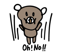 kurikumakun 5 sticker #11904666