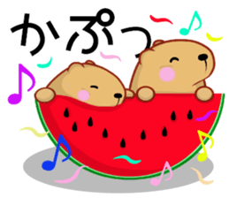 Kyapibara 9 sticker #11904864