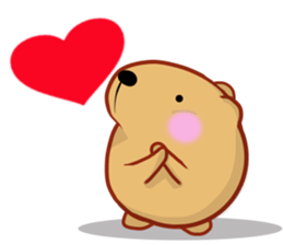 Kyapibara 9 sticker #11904886