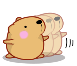 Kyapibara 9 sticker #11904892