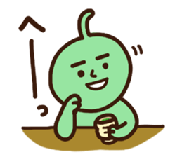 Dried gourd shavings Sticker sticker #11905189