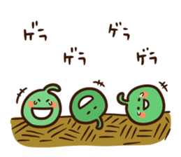 Dried gourd shavings Sticker sticker #11905198