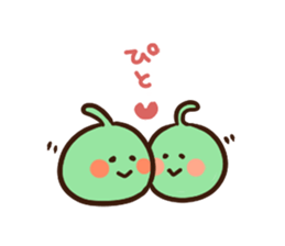 Dried gourd shavings Sticker sticker #11905200