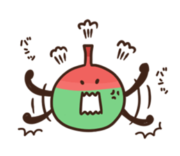 Dried gourd shavings Sticker sticker #11905201