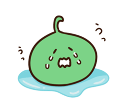 Dried gourd shavings Sticker sticker #11905203