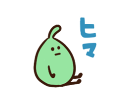 Dried gourd shavings Sticker sticker #11905204