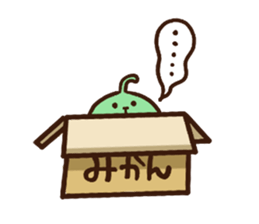 Dried gourd shavings Sticker sticker #11905207