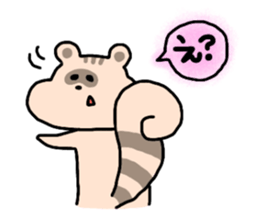 tanuki&squirrel sticker #11905222