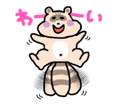 tanuki&squirrel sticker #11905228