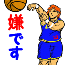 Cool Basket ball player sticker #11905746