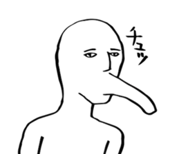 A collection of friendly animal sticker #11905973