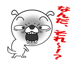 very funny and useful dog's stickers sticker #11906908
