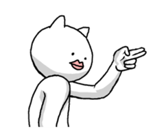 Stylish Move Cat sticker #11907999