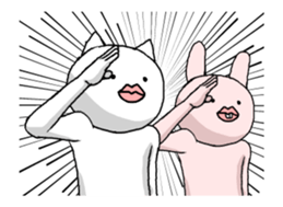 Stylish Move Cat sticker #11908000