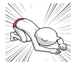 Stylish Move Cat sticker #11908001