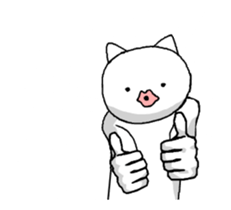 Stylish Move Cat sticker #11908002