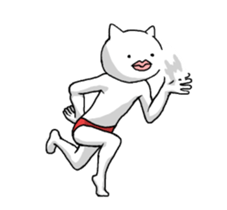 Stylish Move Cat sticker #11908003