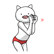 Stylish Move Cat sticker #11908014