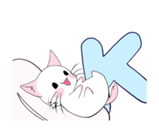Animation stamp of Monica of the kitten sticker #11908023