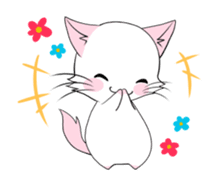 Animation stamp of Monica of the kitten sticker #11908041