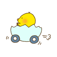 hiyoko no pisuke sticker #11908381