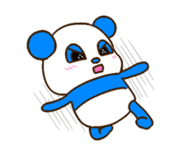 colorful panda message2 (english ver) sticker #11908534