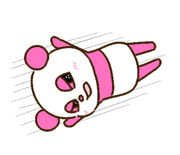 colorful panda message2 (english ver) sticker #11908535