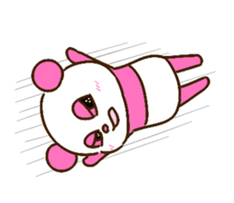 colorful panda message2 (english ver) sticker #11908535