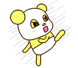 colorful panda message2 (english ver) sticker #11908536