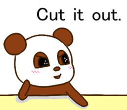 colorful panda message2 (english ver) sticker #11908537