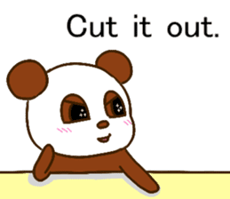 colorful panda message2 (english ver) sticker #11908537