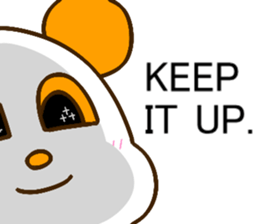 colorful panda message2 (english ver) sticker #11908540