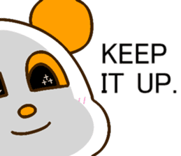 colorful panda message2 (english ver) sticker #11908540