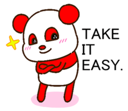 colorful panda message2 (english ver) sticker #11908542