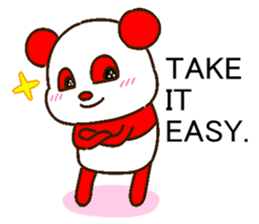 colorful panda message2 (english ver) sticker #11908542
