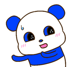 colorful panda message2 (english ver) sticker #11908550