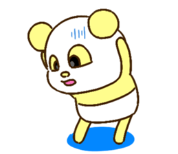 colorful panda message2 (english ver) sticker #11908551